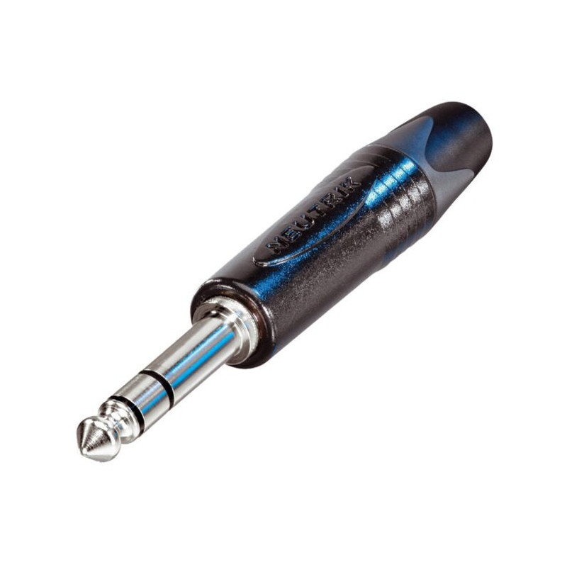6.3 M TRS NI 1/4'' stereo jack, nickel plated