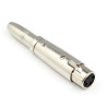 AD XLR F - 6.3 F TS Adapter, 3pin xlr female to 1/4'' mono f