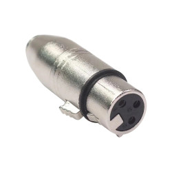 AD XLR M - 3.5 F TS Adapter, 3pin xlr male to 1/8'' mono fem