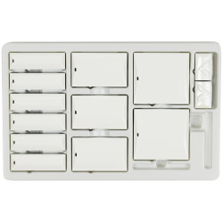 Control4 Color Kit, Contemporary, Square Keypad Buttons (Sno