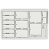 Control4 Color Kit, Contemporary, Square Keypad Buttons (Sno