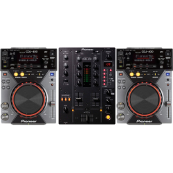 DJ Set Pioneer CDJ400-DJM400 (Rent)
