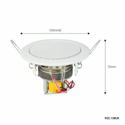 Connected Lifestyle NS-301 3inch InCeiling Speaker White