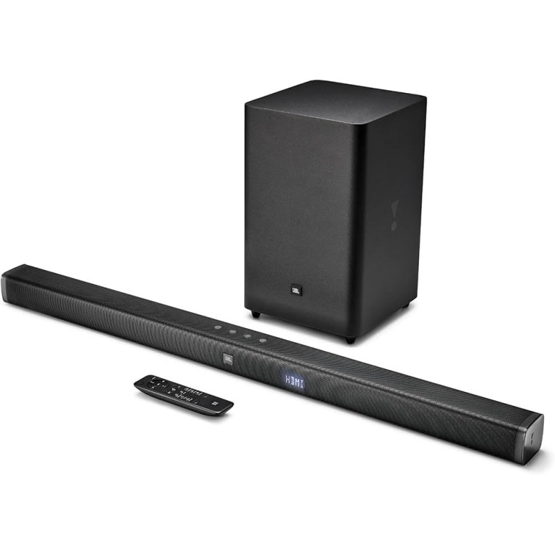 JBL Bar 2.1 - 2.1-Channel Soundbar with Wireless Subwoofer