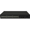 Pakedge 26-Port Unmanaged Gigabit Switch with 2 Single Fiber
