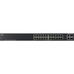 Pakedge 26-Port Unmanaged Gigabit Switch with 2 Single Fiber