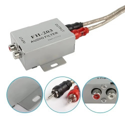 Audio Isolator RCA F - RCA F 2-ch metal
