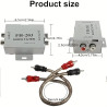 Audio Isolator RCA F - RCA F 2-ch metal