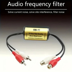 Audio Isolator RCA F - RCA M barrel