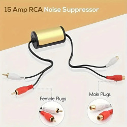 Audio Isolator RCA F - RCA M barrel