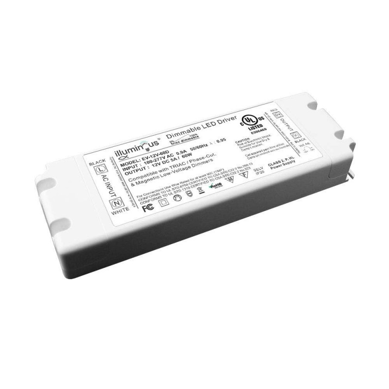 Dimmable LED Driver 15-60W 5A DC 12V